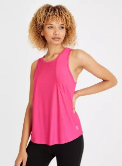 Active Pink Performance Vest Top 10 -Simply Be Shop tuc142519297 Pink R Z001A