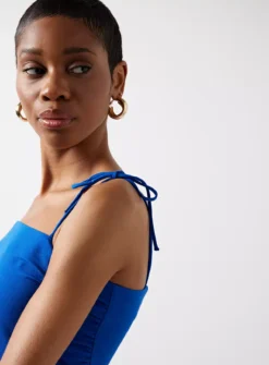 For All The Love Linen Tie Shoulder Coord Cami 8