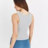 Grey Ribbed Tank Top 16