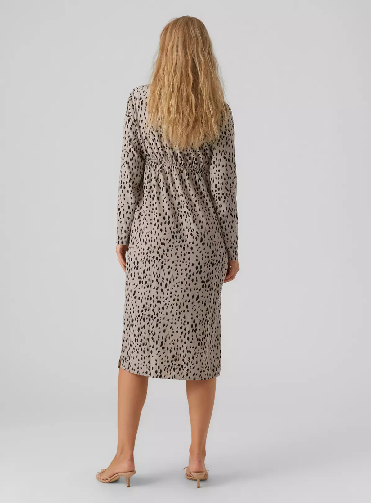 MAMALICIOUS Ruby Long Sleeve Woven Midi Dress XXL 2 MAMALICIOUS Ruby Long Sleeve Woven Midi Dress XXL - Image 2