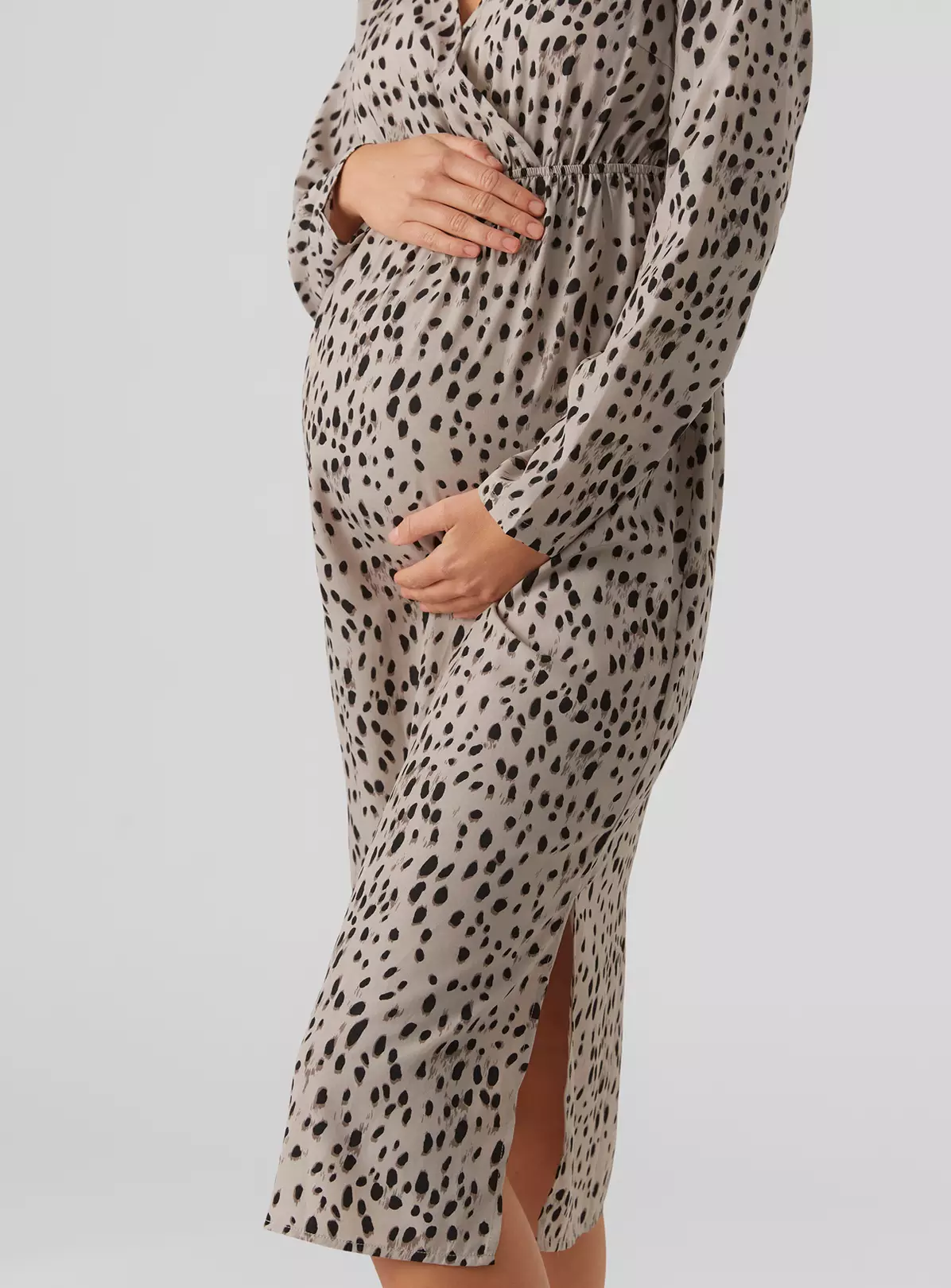 MAMALICIOUS Ruby Long Sleeve Woven Midi Dress XXL 6 MAMALICIOUS Ruby Long Sleeve Woven Midi Dress XXL - Image 6