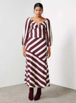 For All The Love Stripe Printed Twist Front Top 16 -Simply Be Shop tuc143283175 Multi20Coloured R Z005A