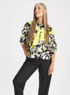 Floral Print Boxy Shirt 20