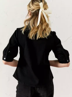 EVERBELLE Black Denim Shirt 22