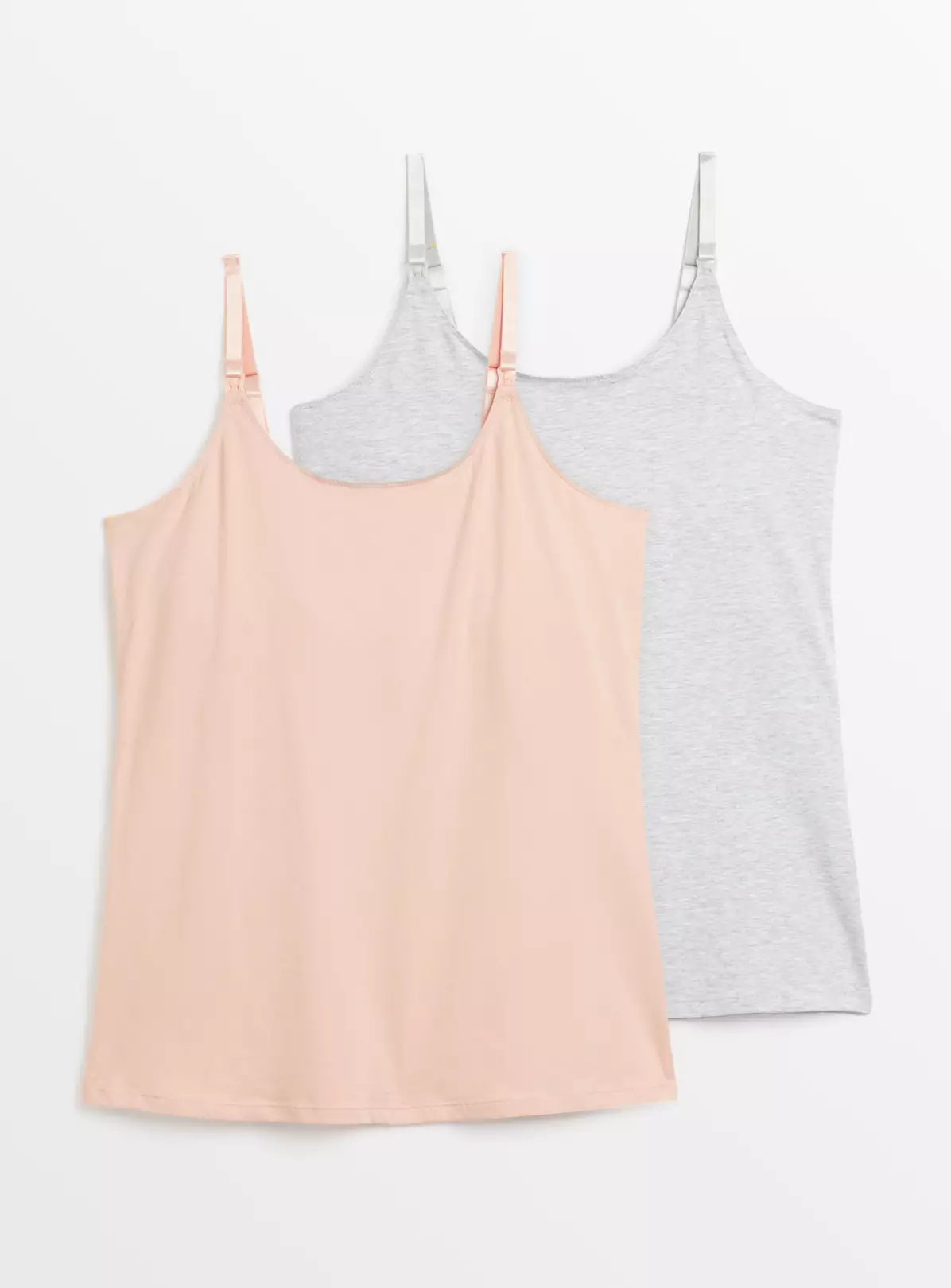 MATERNITY Nursing Plain Cami Top 2 Pack 16 4 MATERNITY Nursing Plain Cami Top 2 Pack 16 - Image 4