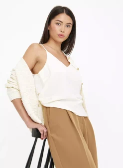 Cream Textured Cami Top 16 6 Cream Textured Cami Top 16 -Simply Be Shop tuc143896094 Cream R Z002A
