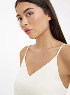 Cream Textured Cami Top 16