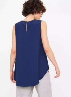 Navy Textured Shell Top 24