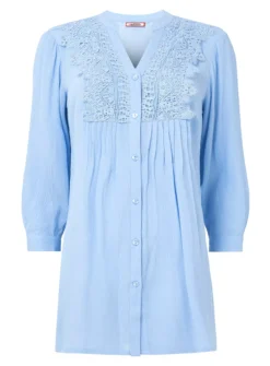 JOE BROWNS Floaty Pintuck Lace Blouse 16