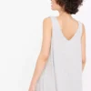 Grey Relaxed Fit V Neck Vest Top 18