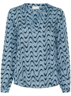 KAFFE Mira Printed V Notch Neck Blouse Multi 16 -Simply Be Shop tuc144672762 Multi20Coloured R Z004A